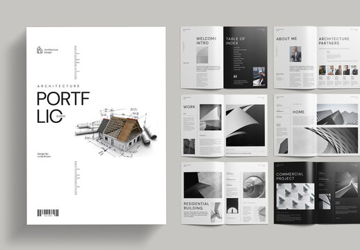 Architecture Portfolio Design Layout