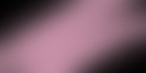 Obraz premium Abstract Noise Gradient Background – Stylish Dark Spotlight with Cool Dusty Pink Grain Texture