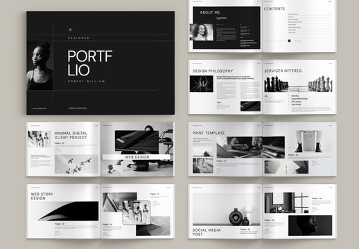 Designer Portfolio Landscape Layout