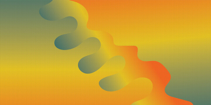 Abstract Gradient Flowing Wave Form with Bubbles.