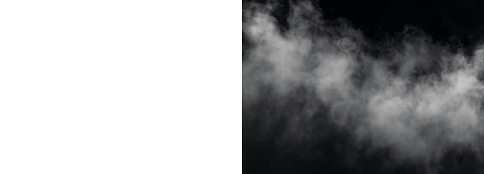 Fog effect isolated on transparent background