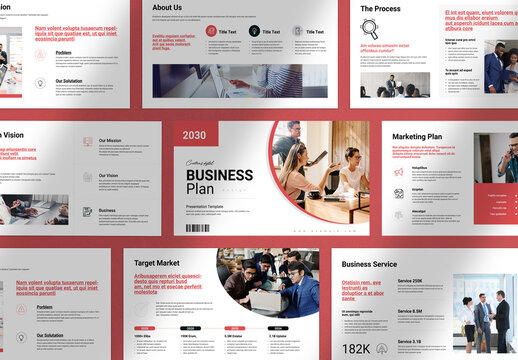 Creative & Digital Business Plan Presentation Template