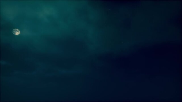 Moonlight Night On The Background 03