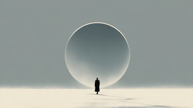 The finitude of human existence in a minimalist icon