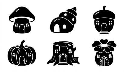 Whimsical fantasy houses © KHATUN