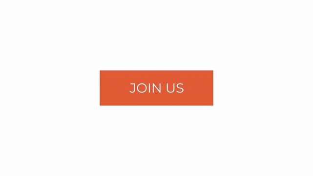 Minimalist animated web buttons with read more follow more and join us text for digital interface.