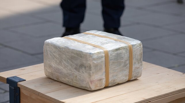 Package of seized drugs