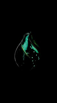Activation of a Bioluminescent Organic Energy Core