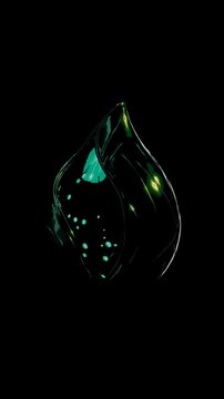 Dramatic Pull-Out Reveal of a Biotech Glass Shell