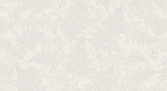 Elegant fern leaf pattern design on a light colored backdrop