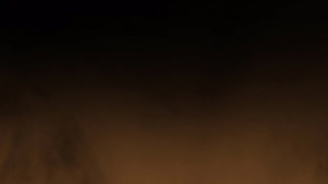 Fast moving brown sand dust smoke powder soil effect vapor mist overlay motion graphic sandstorm for cinematic atmospheric video transition effects.