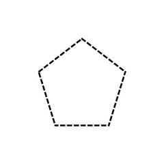 Fototapeta premium polygon icon