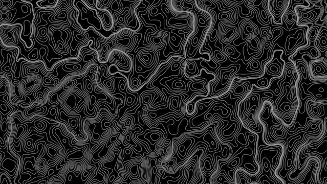 Topographic map pattern background vector. Abstract mountain terrain map background with abstract shape line texture. 