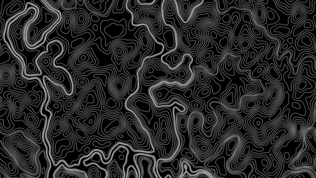 Topographic map pattern background vector. Abstract mountain terrain map background with abstract shape line texture. 