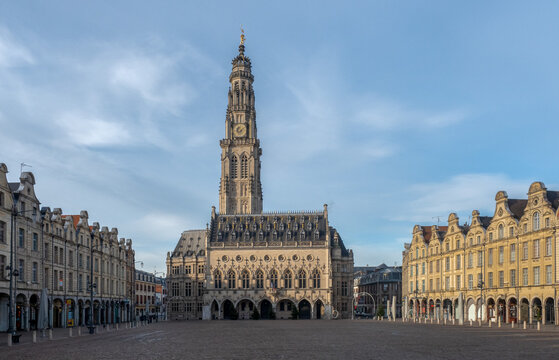 Arras Town Hall and Place of the heroes, France