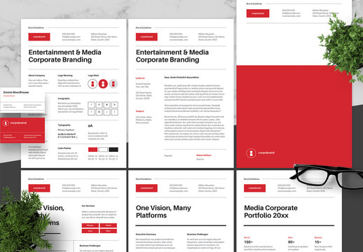 Red And Black Media Brand Guidelines