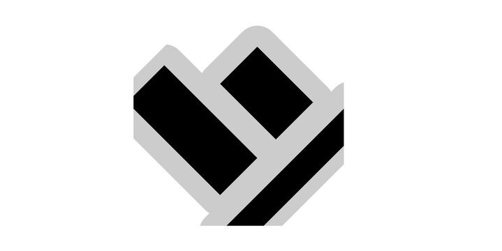 Align bottom diagonal symbol flat vector for interface tools.
