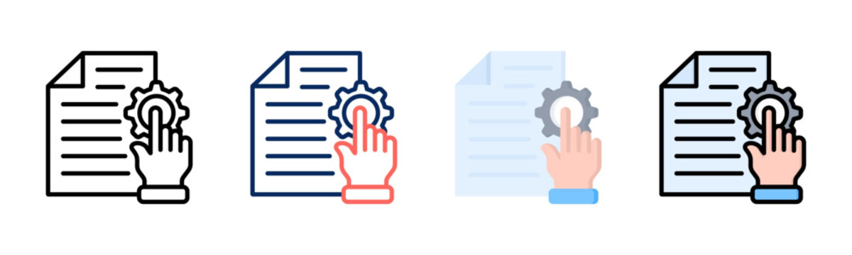 Implement icon set multiple style collection