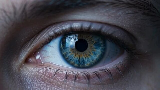 Quantum Computing Reflected In Eye