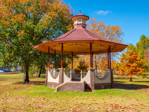 The old Bandstand in Glen Innes in Autumn