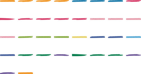 Colorful Abstract Brush Strokes - Design Elements © ahmadfarazswl