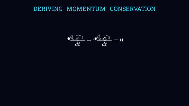 Deriving momentum conservation