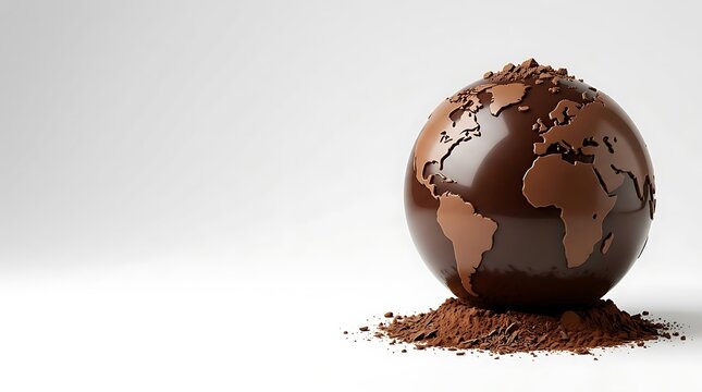 Celebrate world chocolate day with a deliciously sweet globe