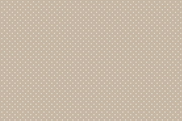 Fototapeta premium Beige Tiny Dot Grid Texture With Soft Tan Stipple Pattern For Neutral Printable Background 