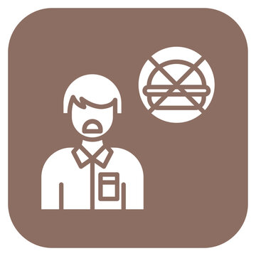 Anorexia Vector Icon Style