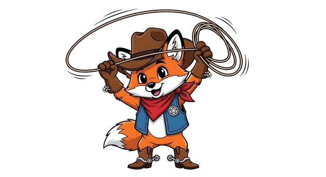 Cartoon character with magnifying glass detective.