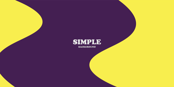 Purple and yellow abstract wavy background with organic fluid shapes, minimalist colorful backdrop for web design and presentations, modern geometric wallpaper with decorative dotted elements.