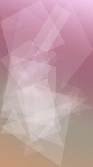 Fototapeta premium A soft abstract polygon pattern fills the frame with gentle pink and cream gradients, creating a serene modern backdrop for presentations and print layouts.