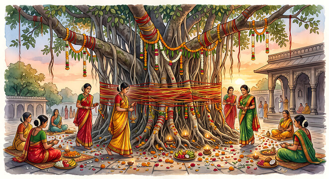 Vat Pournima and Vat Savitri Vrat: Exploring Vata Purnima, Savitri Brata, and Banyan Tree Worship