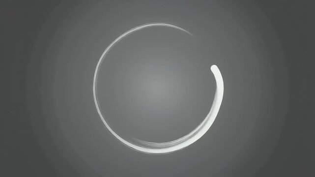 Subtle Circular Smear Gliding Diagonally, Barely Noticeable