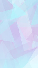 Obraz premium Soft pastel geometric abstract shapes in light blue and lavender create a calm, modern backdrop with subtle depth, ideal for design layouts and copy space.