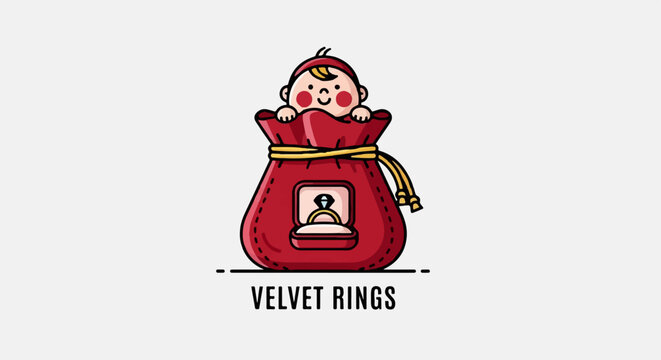 Playful background with cute cartoon characters and dot pattern