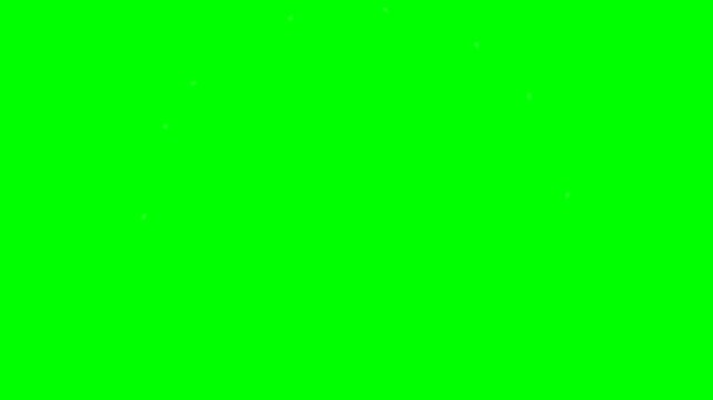 Isolated Hand Drawn Wavy Shock Lines and Surprise Accent Burst Animation Green Screen Chroma Key 5 Seconds 4K Loop Video