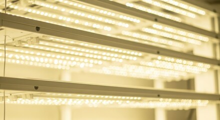 Intense illumination from stacked LED grow lights for indoor cultivation systems