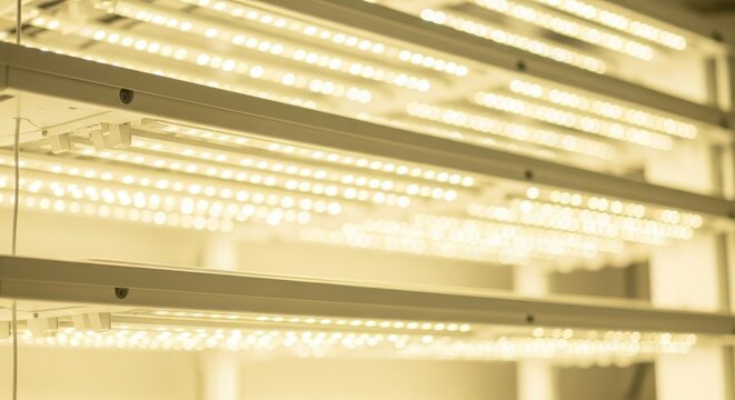Intense illumination from stacked LED grow lights for indoor cultivation systems