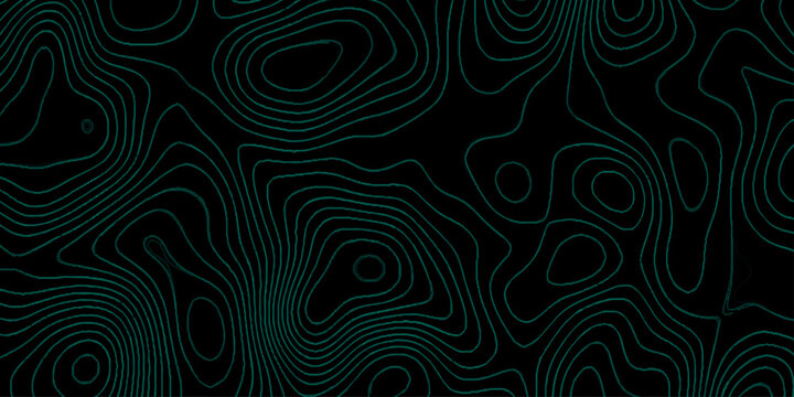 Topographic map, topographer seamless pattern, typography linear equalizer backdrop. Vector seamless line wave map texture, contour background. Topographic map, topographer blue seamless pattern.