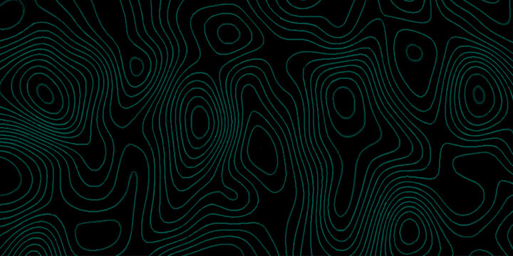 Topographic map, topographer seamless pattern, typography linear equalizer backdrop. Vector seamless line wave map texture, contour background. Topographic map, topographer blue seamless pattern.