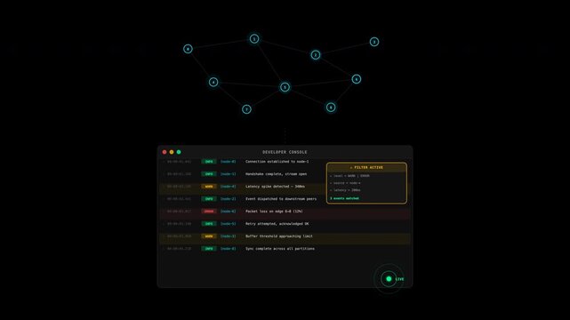 Suitable for cybersecurity presentations, technology websites, and information security blogs. Perfect for illustrating data connections and network visualization concepts.
