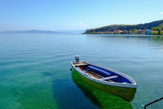 Albania, Korca, Lin, Lake Ohrid