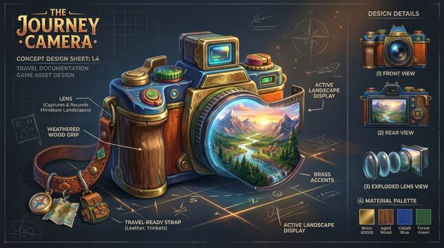 The Journey Camera - Concept Design of a Unique and Artistic Camera.