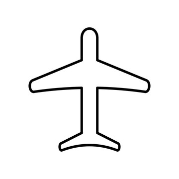 飛行機のシンプルなアイコン