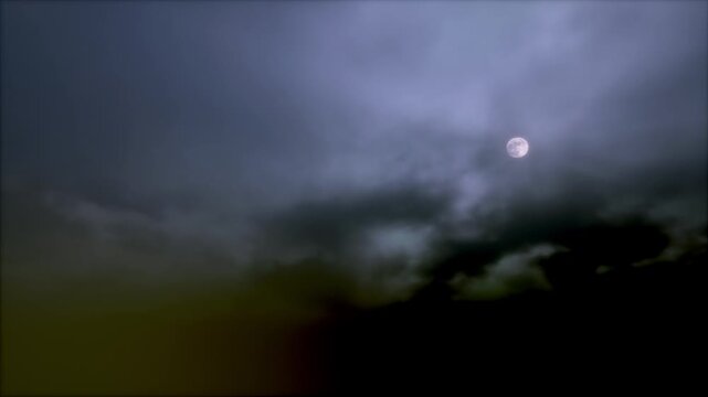 Moonlight Night On The Background 04