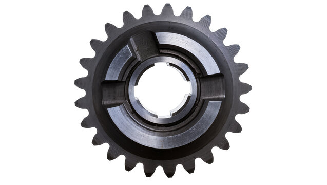 Metal gear with teeth and internal splines