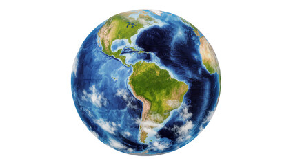 Planet Earth with South America and Atlantic Ocean visible © Miguel