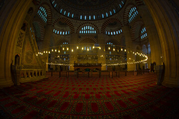 Fototapeta premium The Selimiye Mosque is a complex built by the architect Sinan during the reign of Ottoman Sultan Selim II and is located in Edirne, the former capital of the Ottoman Empire.
