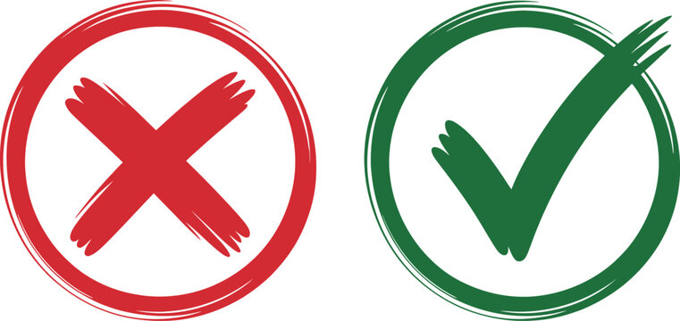yes and no buttons